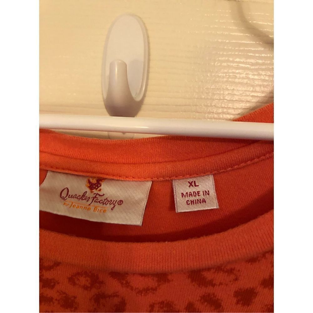 Quacker Factory Fall Sequined Top XL - Picture 5 of 9